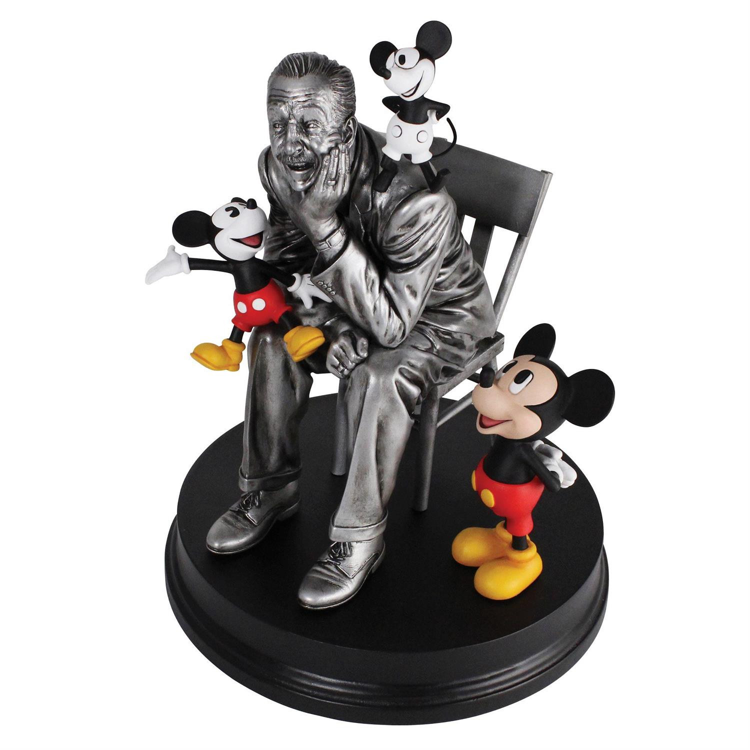  Figurine Disney Showcase Collection 100 Eme Anniversaire : Walt  Disney Avec Mickey - Figurine